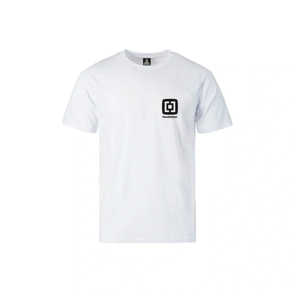 Triko HORSEFEATHERS Mini Logo White