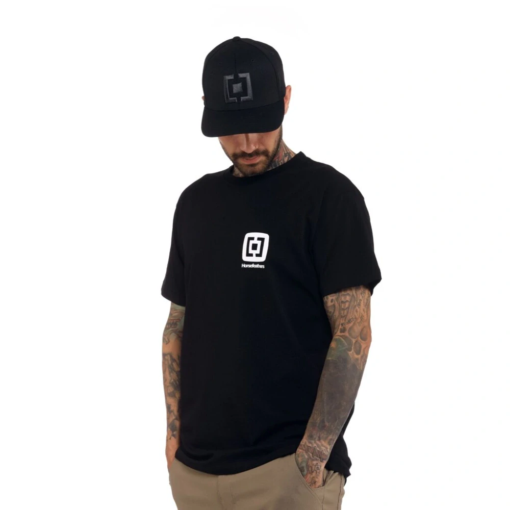 Triko HORSEFEATHERS Mini Logo Black
