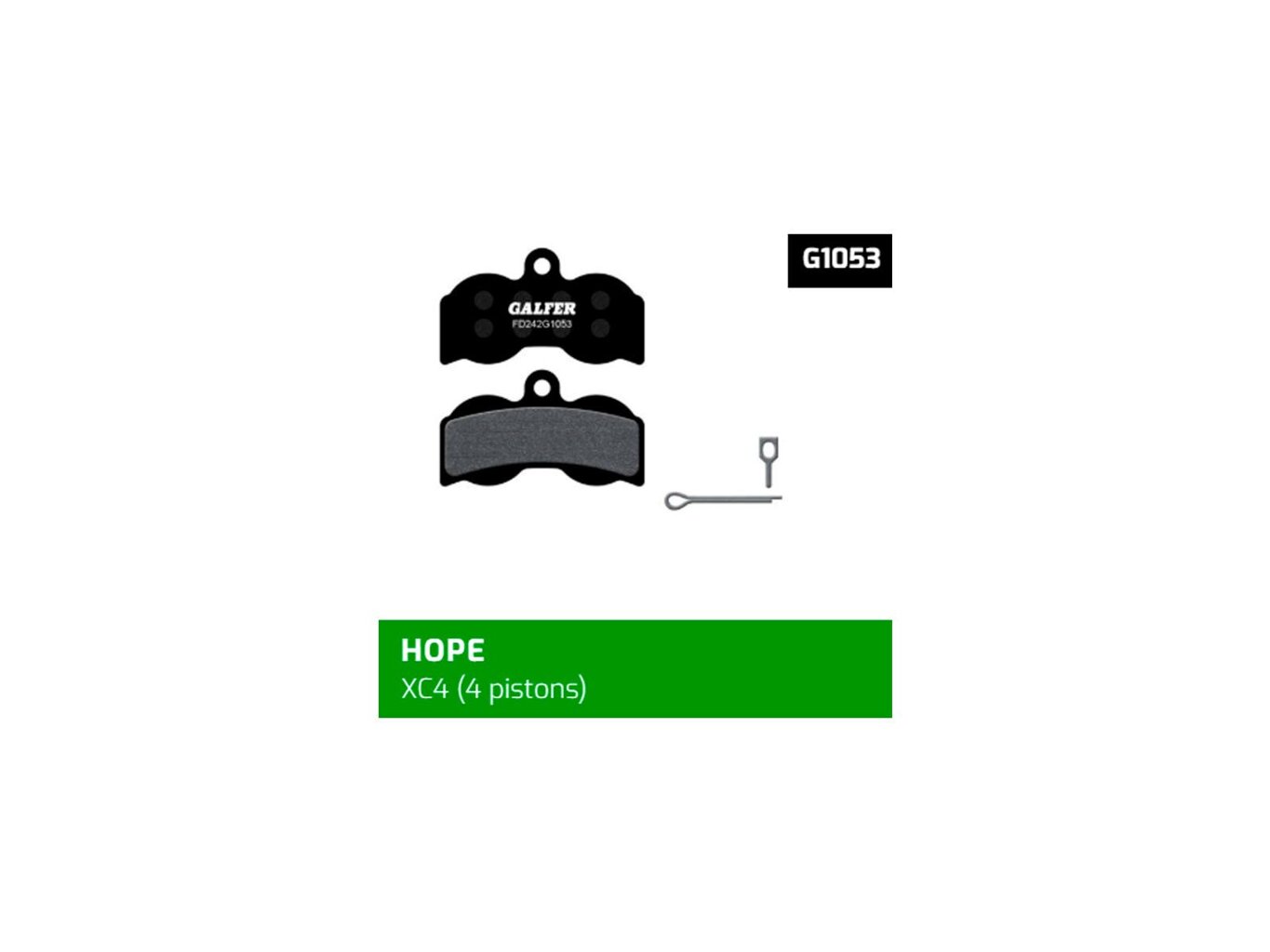 Brzdové destičky Galfer FD242 – Hope
