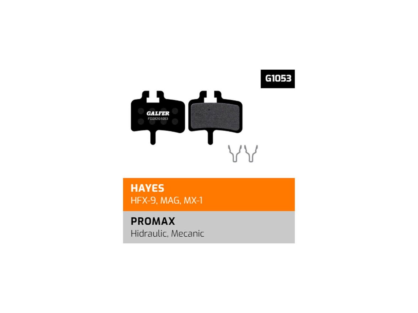 Brzdové destičky Galfer FD282 – Hayes, Promax
