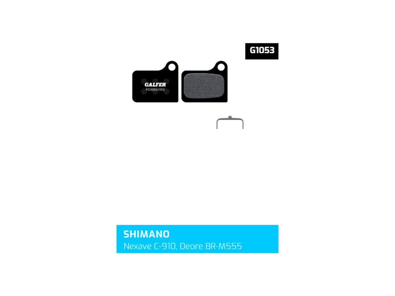 Brzdové destičky Galfer FD305 – Shimano