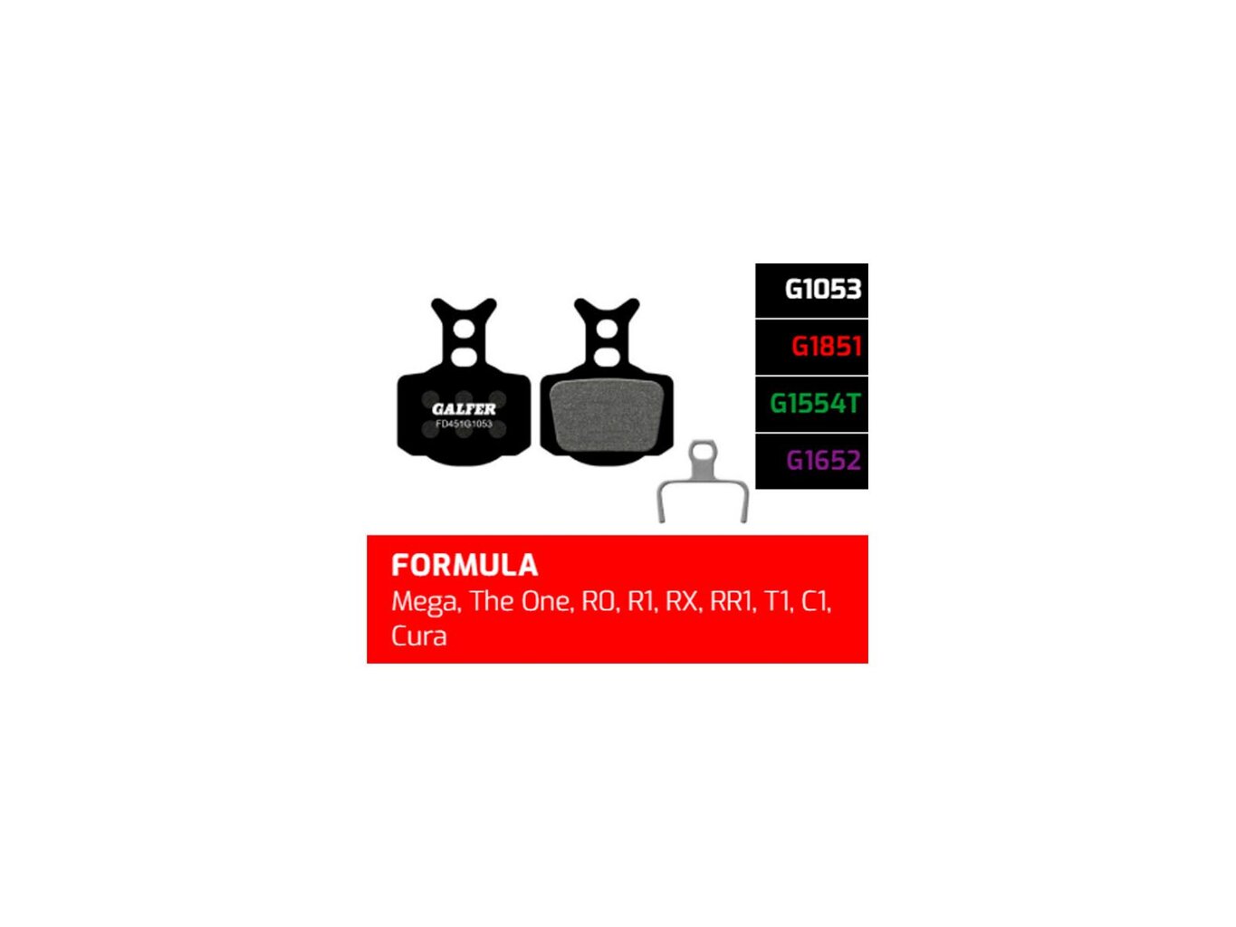 Brzdové destičky Galfer FD451 – Formula