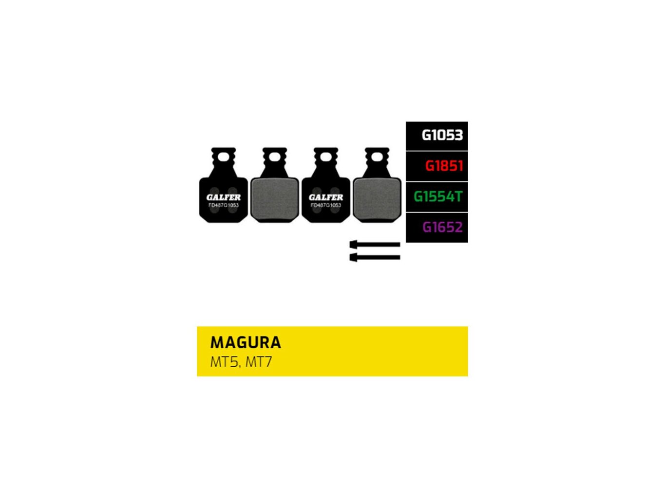 Brzdové destičky Galfer FD487 – Magura