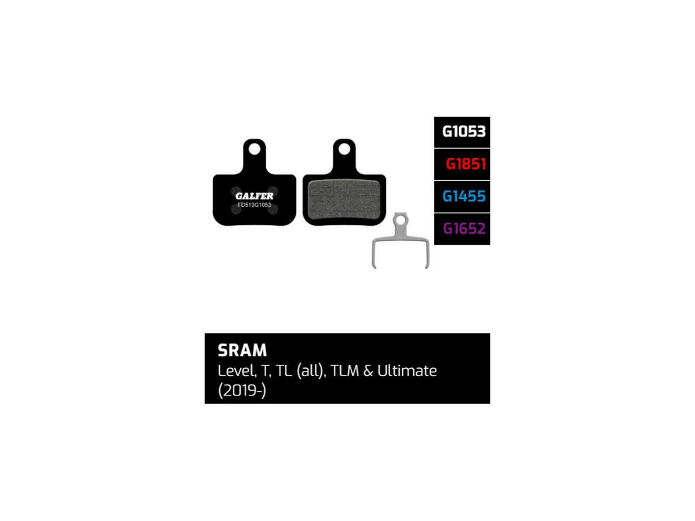Brzdové destičky Galfer FD513 – Sram