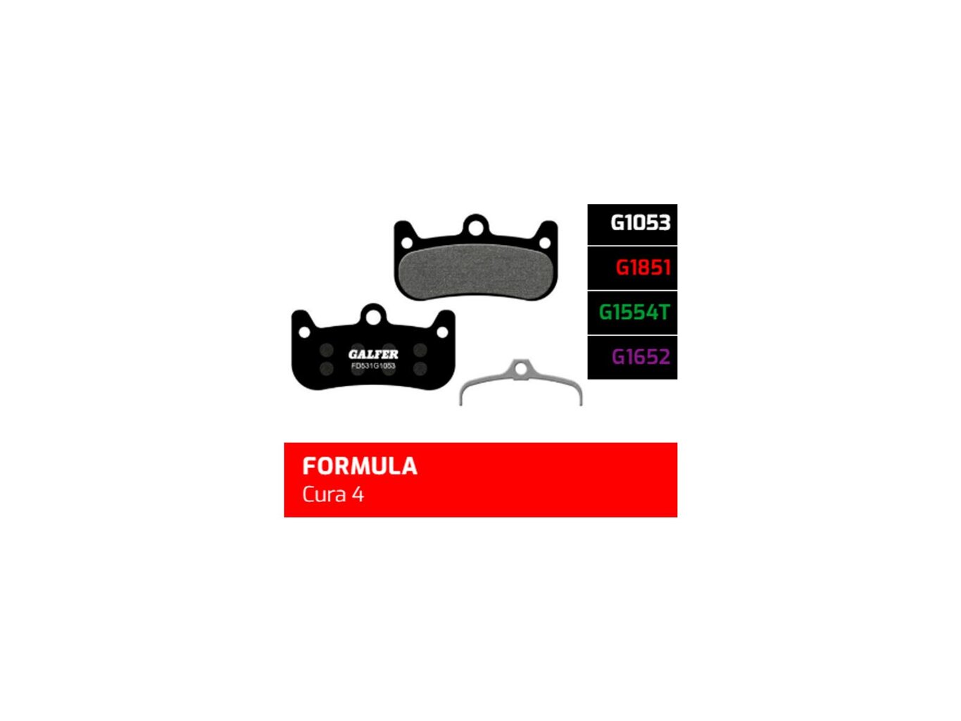Brzdové destičky Galfer FD531 – Formula