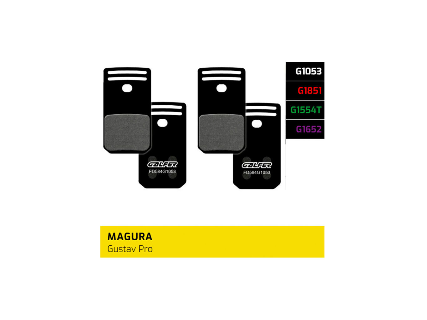 Brzdové destičky Galfer FD584 – Magura