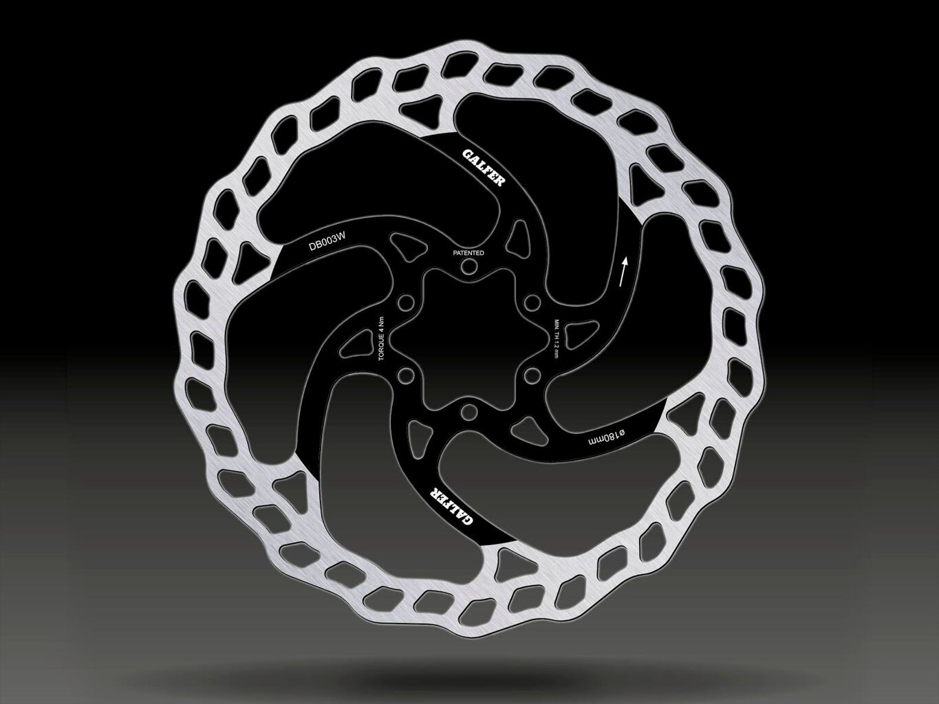 Brzdový kotouč Galfer Fixed Wave – uchycení šrouby