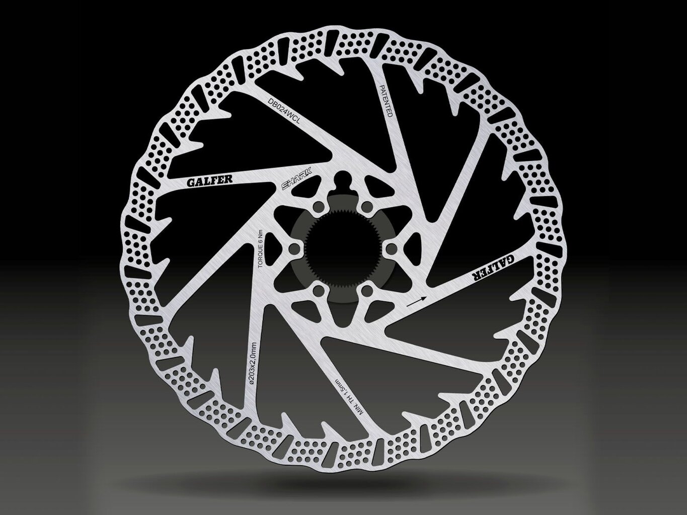 Brzdový kotouč Galfer Shark – Center-Lock