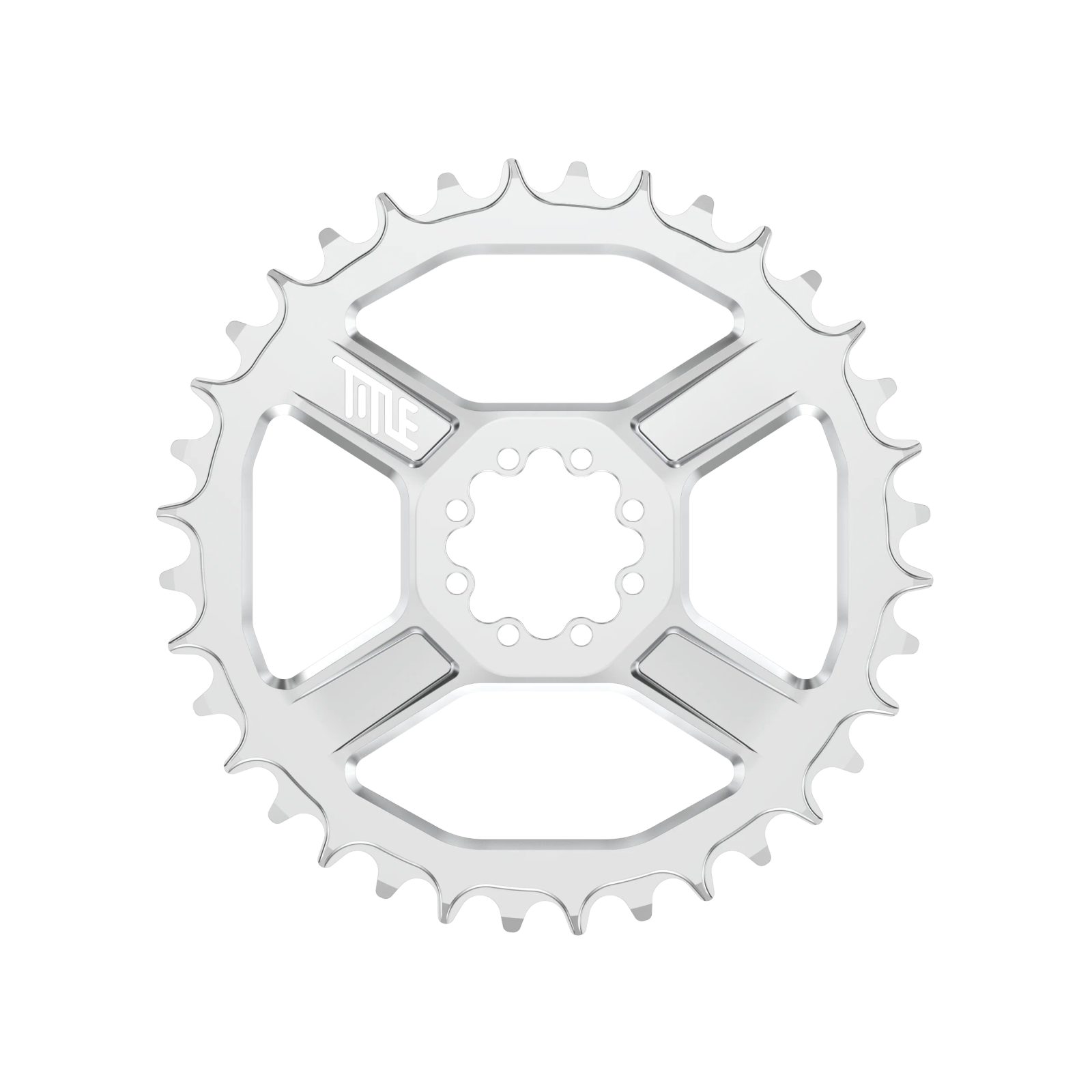 Převodník Title CR1 8-Bolt (T-Type) stříbrná