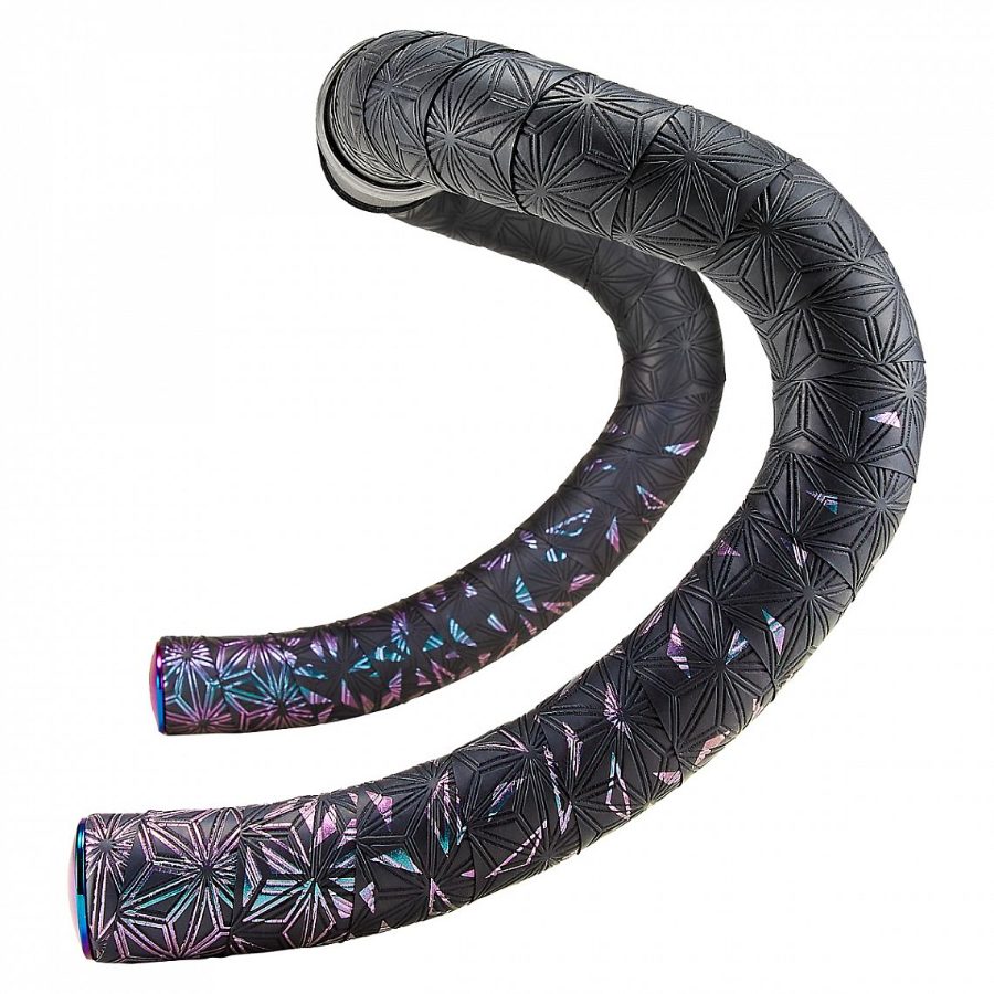 Omotávka Supacaz Bling Star Fade oil slick + koncovky oil slick