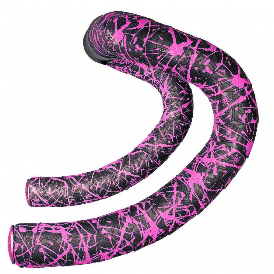 Omotávka Supacaz Super Sticky Kush Splat neon růžová
